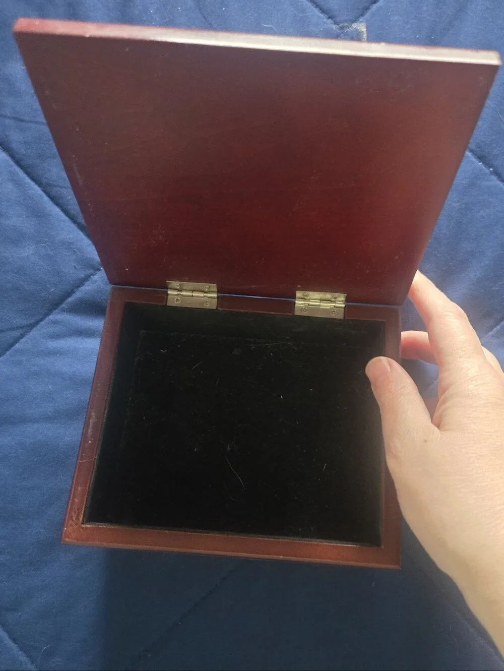 Vintage Wooden St Louis Rams NFL Box